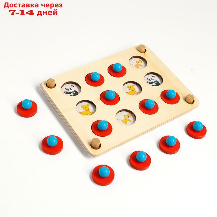 Детская развивающая игра "Мемори" 13,5х18,5х2,8 см - фото 3 - id-p214209318