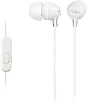 Наушники с микрофоном Sony MDR-EX14AP (белый)