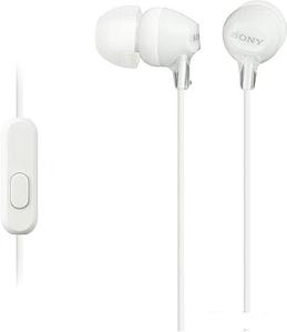 Наушники с микрофоном Sony MDR-EX14AP (белый)