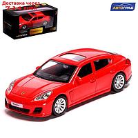 Машина металлическая PORSCHE PANAMERA TURBO, 1:43, цвет красный