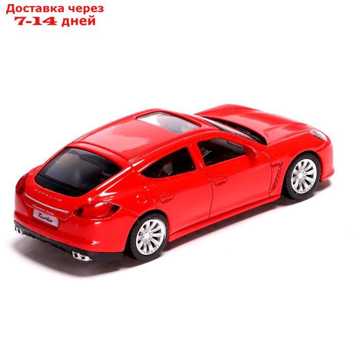Машина металлическая PORSCHE PANAMERA TURBO, 1:43, цвет красный - фото 3 - id-p214210255