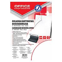 Обложка для переплета "Office Products", A4, картон глянцевый, 250 г/м2, 100 шт., белый