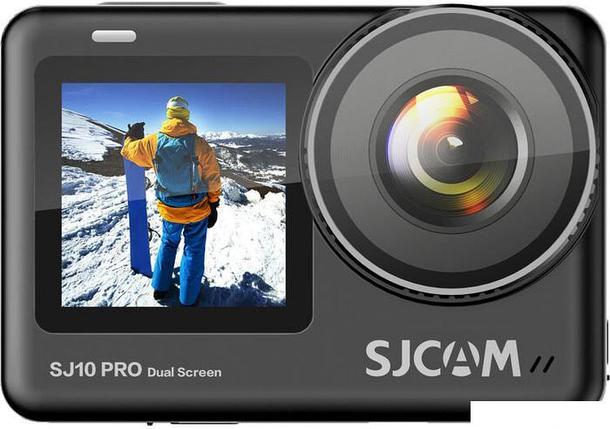 Экшен-камера SJCAM SJ10 Pro Dual Screen (черный), фото 2