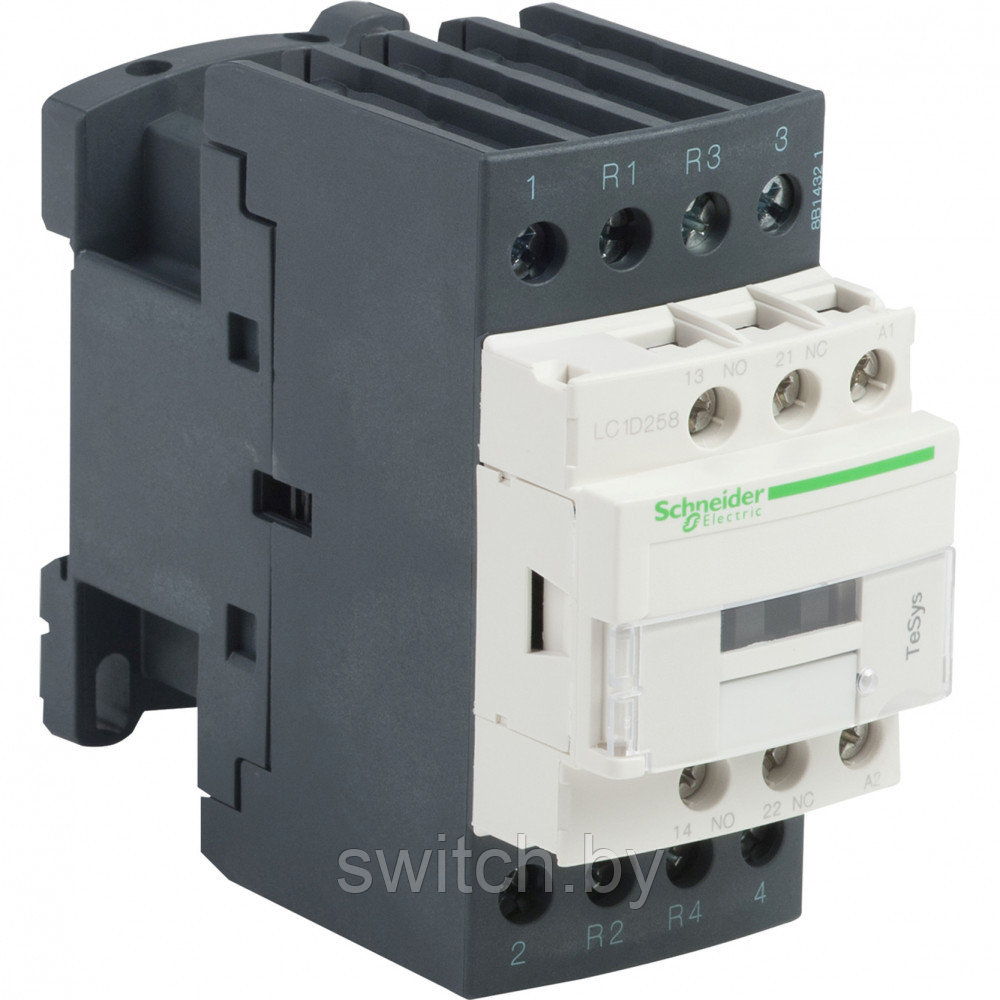 LC1D258F7 КОНТАКТОР D 4P (2НО+2НЗ),АС1 40 А,НО+НЗ,110V 50/60 ГЦ,