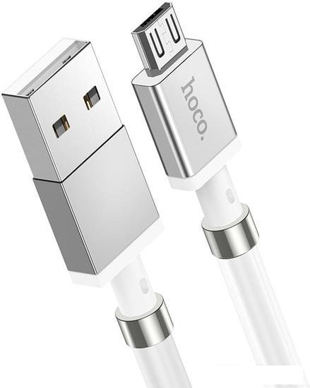 Кабель Hoco U91 Magic Magnetic USB - Micro-USB (1 м, белый) - фото 1 - id-p212950625