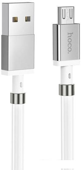 Кабель Hoco U91 Magic Magnetic USB - Micro-USB (1 м, белый) - фото 4 - id-p212950625