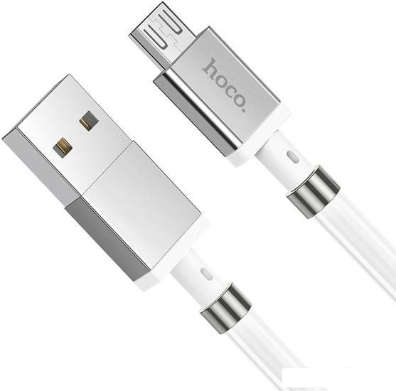 Кабель Hoco U91 Magic Magnetic USB - Micro-USB (1 м, белый) - фото 5 - id-p212950625