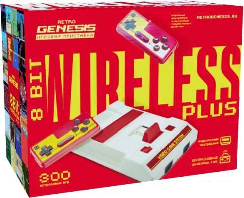 Игровая приставка Retro Genesis 8 Bit Wireless Plus (2 геймпада, 300 игр) - фото 1 - id-p213196294