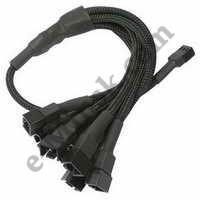 Кабель Разветвитель Nanoxia 3-pin Molex (F) - 9 х 3-pin Molex (M), 60см (NX-3P-9X3P-60), КНР