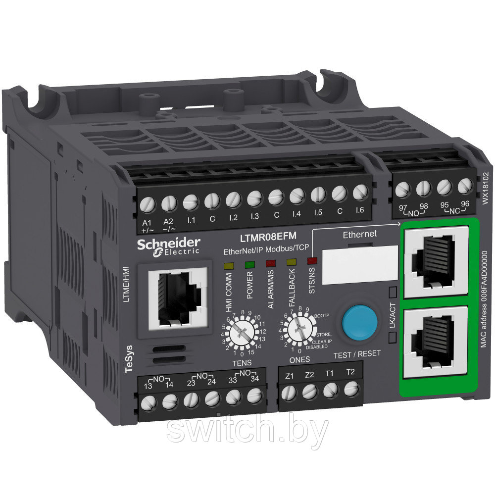 LTMR08EFM РЕЛ.TESYS T ETHERNET TCP/IP 0.4-8A 115-230VAC