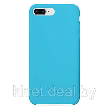 Бампер Silicone Case для iPhone 7 Plus / 8 Plus голубой