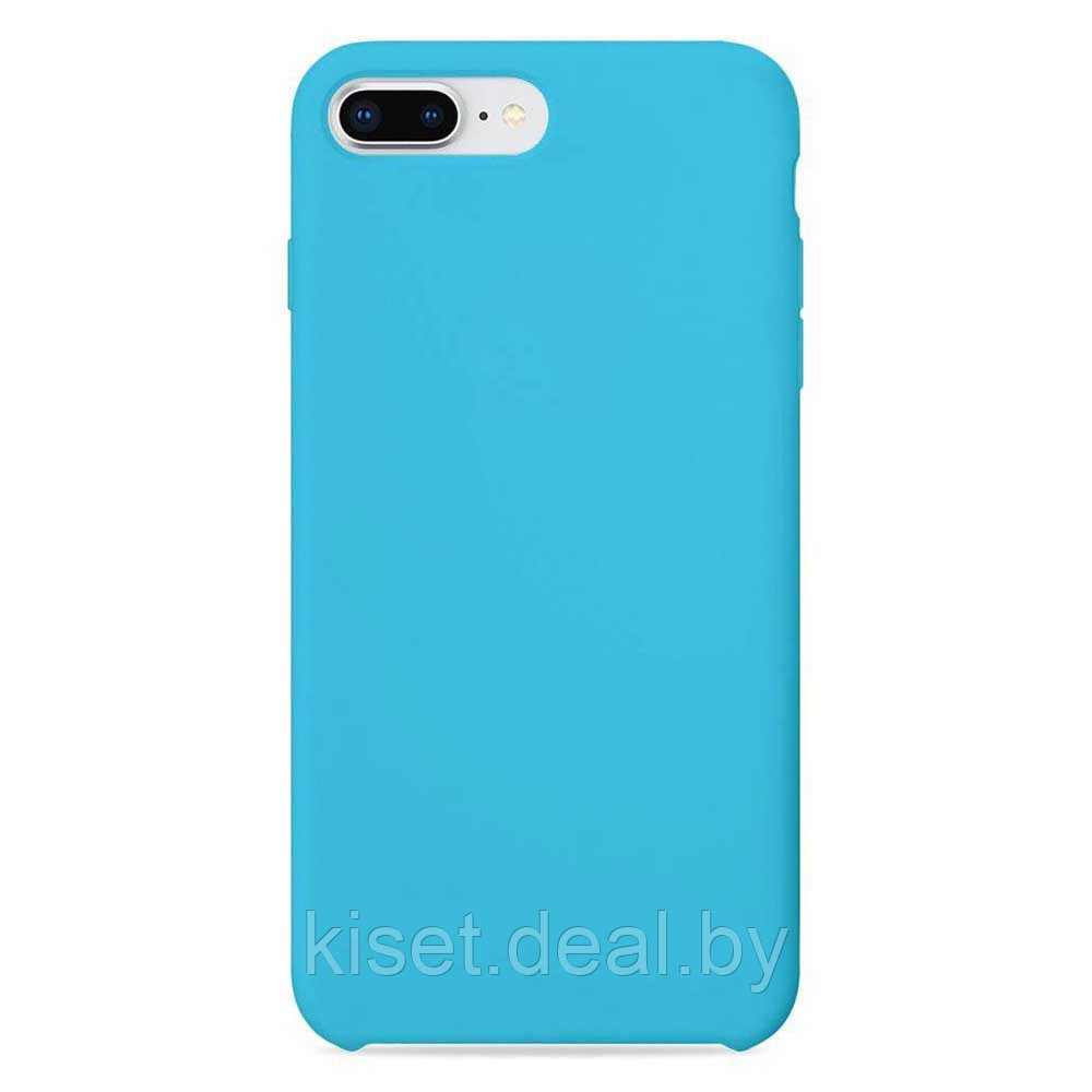 Бампер Silicone Case для iPhone 7 Plus / 8 Plus голубой - фото 1 - id-p189964837