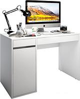 Письменный стол Domus СП004 (белый, левый)