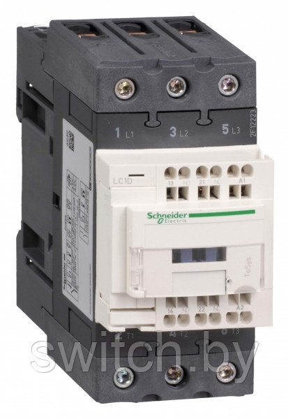 LC1D50A3FD 3P КОНТАКТОР EVERLINK AC3 440В 50A ПРУЖИННЫЙ ЗАЖИМ, КАТУШКА УПР. 110В DC