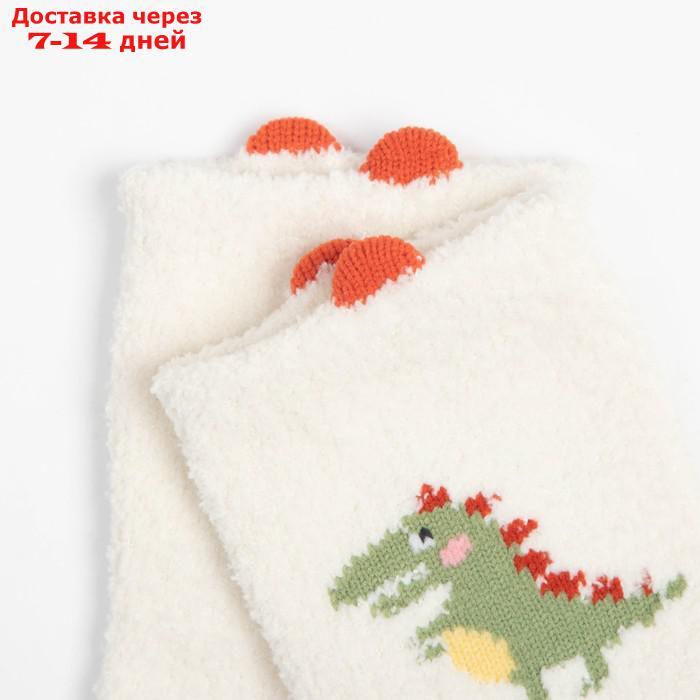 Носки детские махровые со стопперами MINAKU цв.белый, р-р 12-14 см - фото 2 - id-p214210499