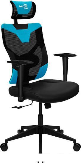 Кресло AeroCool Guardian (черный/синий) - фото 1 - id-p212986442