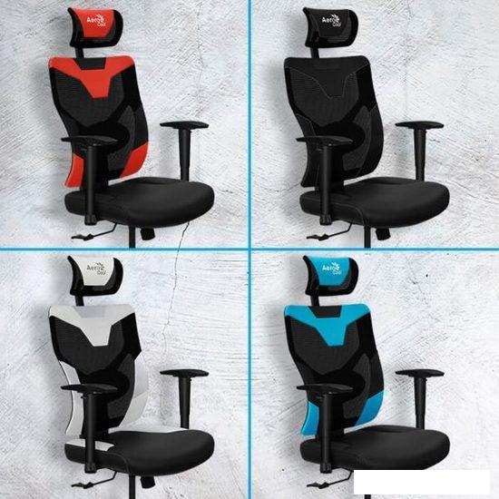 Кресло AeroCool Guardian (черный/синий) - фото 2 - id-p212986442