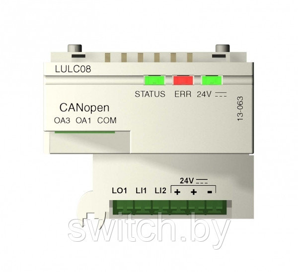 LULC08 МОДУЛЬ СВЯЗИ CANOPEN 24В ПОСТОЯННОГО ТОКА