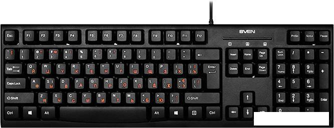 Клавиатура SVEN KB-S300 (черный), фото 2