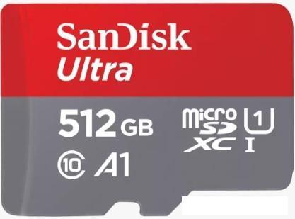 Карта памяти SanDisk Ultra SDSQUAC-512G-GN6MA microSDXC 512GB - фото 1 - id-p212986730