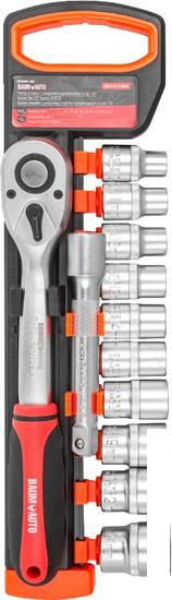 Набор трещотка с головками BaumAuto BM-012-5MSA (12 предметов)