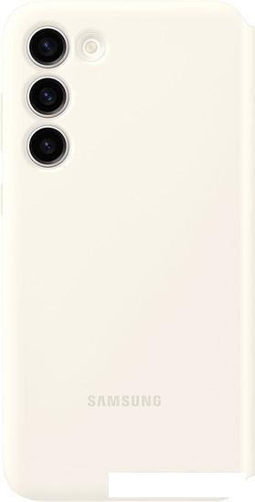Чехол для телефона Samsung Smart View Wallet Case S23+ (кремовый) - фото 2 - id-p213955038