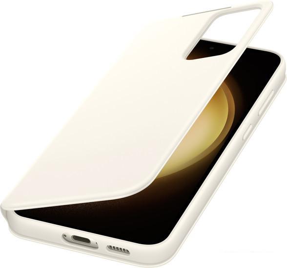 Чехол для телефона Samsung Smart View Wallet Case S23+ (кремовый) - фото 4 - id-p213955038