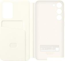 Чехол для телефона Samsung Smart View Wallet Case S23+ (кремовый), фото 3