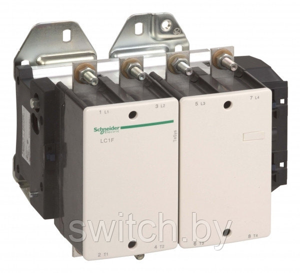 LC1F4004V7 КОНТАКТОР F 4Р (4 НО), AC1 500 А, 400V 50/60 ГЦ,