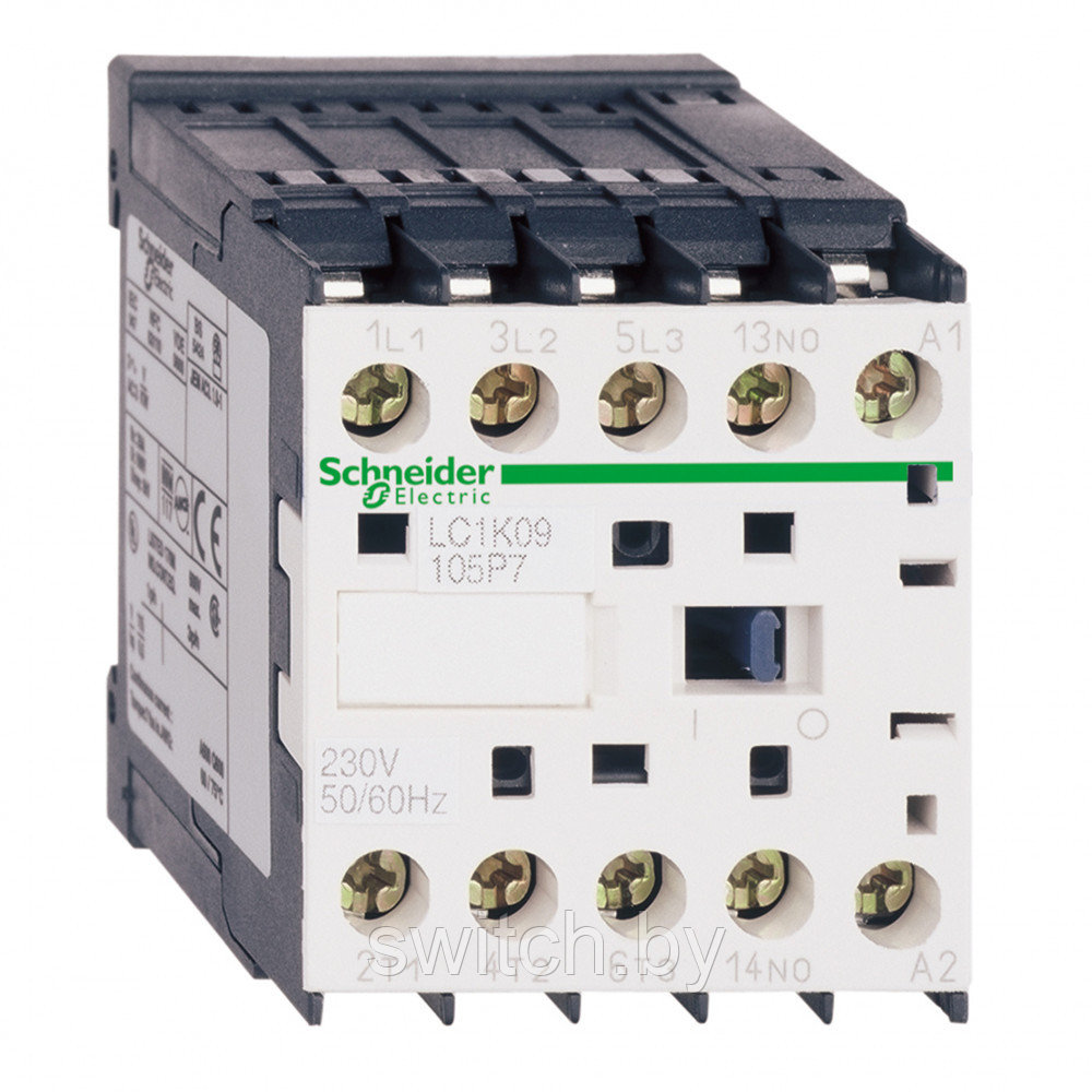 LC1K090085E7 КОНТАКТОР K 4Р (2 НО + 2 НЗ), AC1 20 A, 48V 50/60 ГЦ, МОНТАЖ НА ПЕЧАТНУЮ ПЛАТУ