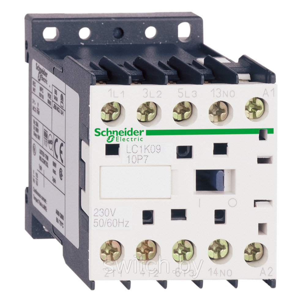 LC1K0910P7 КОНТАКТОР K 3P,9 A,НО,230V 50/60 ГЦ,ЗАЖИМ ПОД ВИНТ