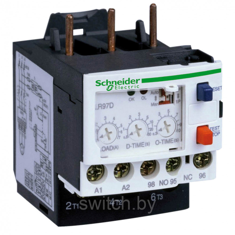 LR97D015B ЭЛЕКТРОННОЕ РЕЛЕ ПЕРЕГРУЗКИ 0,3A…1,5A,24V AC DC