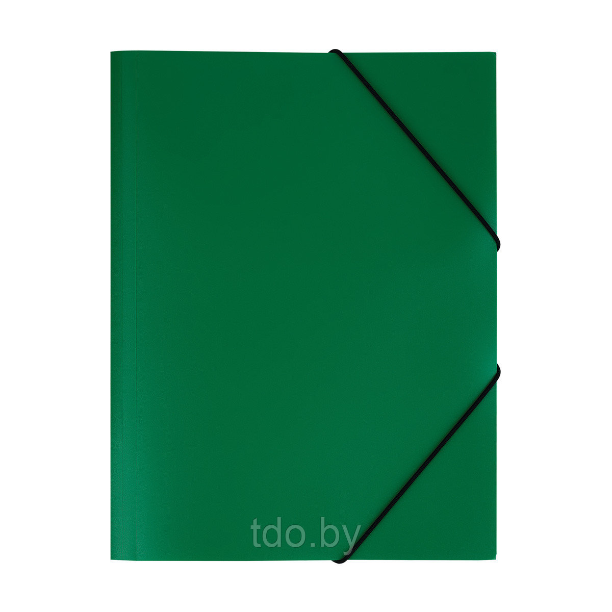 Папка на резинке СТАММ А4, 500мкм, пластик, зеленая - фото 1 - id-p214259278