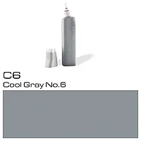 Чернила для заправки маркеров "Copic", C-6 холодный серый №6