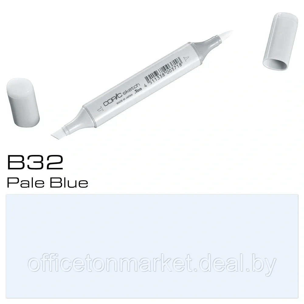 Маркер перманентный "Copic Sketch", B-32 бледный голубой - фото 1 - id-p137130475