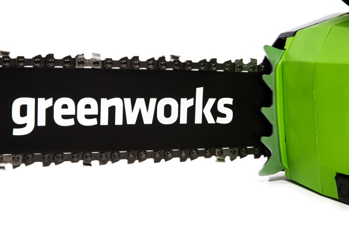Цепная пила аккумуляторная Greenworks 40V, 40 см, бесщеточная, до 1,8 КВт, без АКБ и ЗУGD40CS - фото 4 - id-p214259310