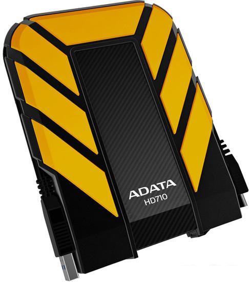 Внешний накопитель ADATA DashDrive Durable HD710 2TB Yellow (AHD710-2TU3-CYL) - фото 1 - id-p213929980