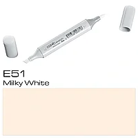 Маркер перманентный "Copic Sketch", E-51 молочный белый