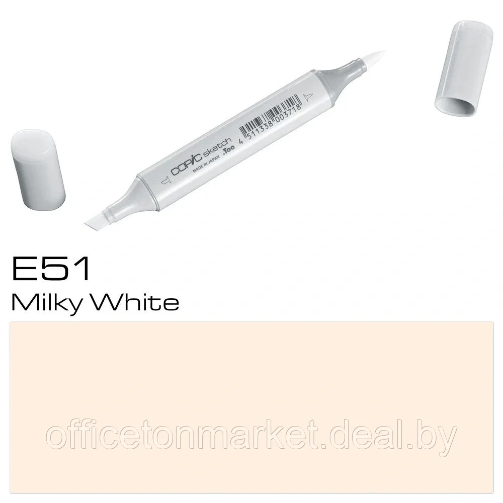 Маркер перманентный "Copic Sketch", E-51 молочный белый - фото 1 - id-p137130842