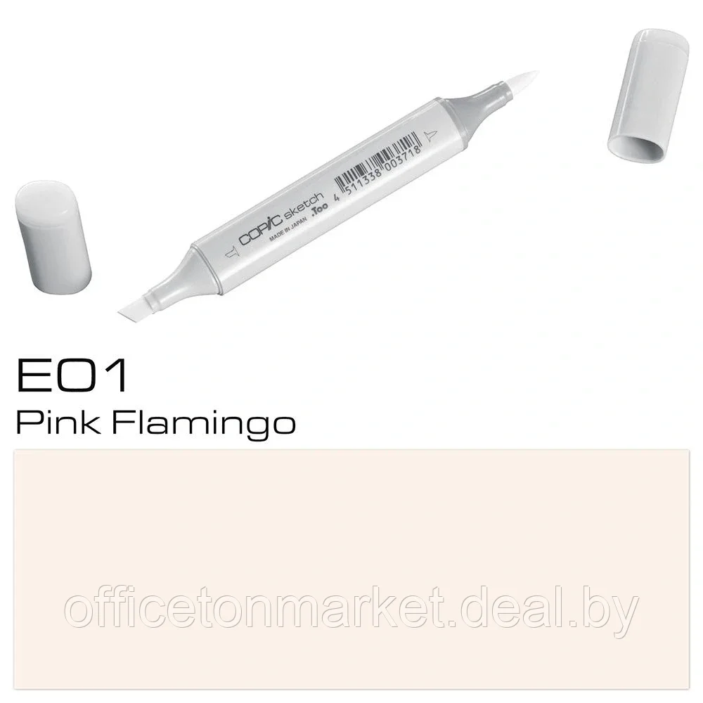 Маркер перманентный "Copic Sketch", E-01 розовый фламинго - фото 1 - id-p137131306