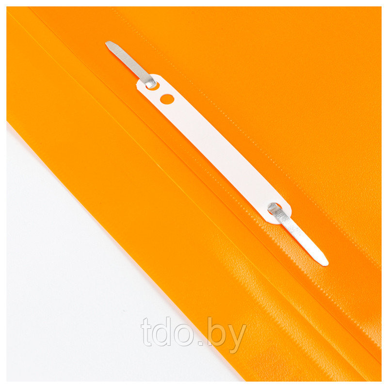 Папка-скоросшиватель пластик. Berlingo, А4, 180мкм, оранжевая с прозр. верхом - фото 3 - id-p214259495