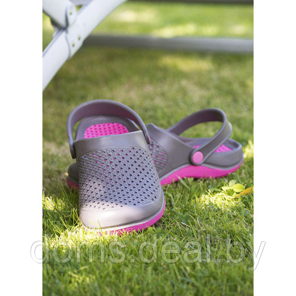 Сабо из эва женские ультралегкие SUN Grey & Pink AJS-Blackfox Blackfox SUN Grey & Pink - фото 2 - id-p214259562