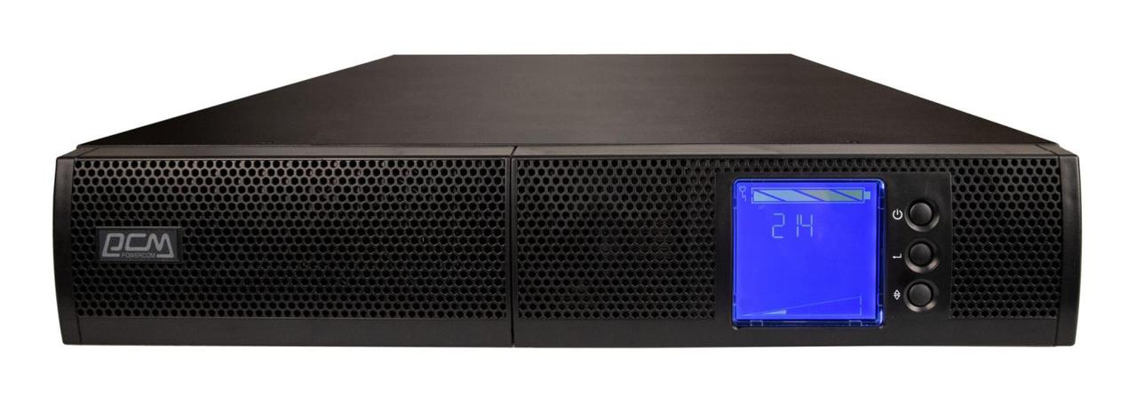 ИБП Powercom SNT-1000, 1000 Вт/1000 ВА, Rack/Tower, 8 розеток IEC320 C13 с резервным питанием, LCD, USB, - фото 1 - id-p214263130