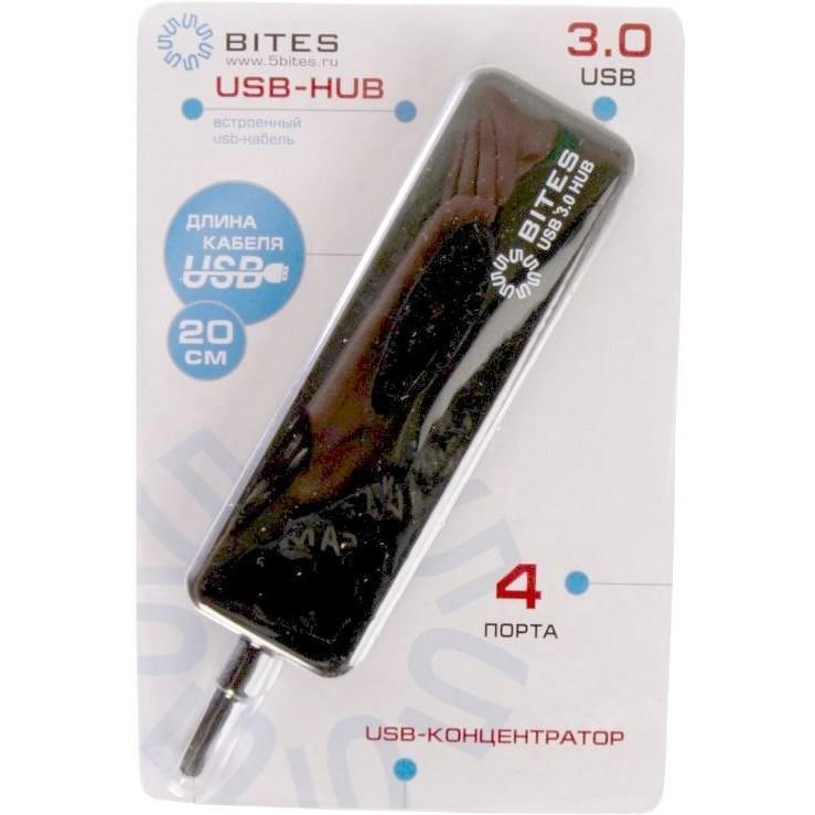 Разветвитель 5bites HB34-310BK 4-port USB3.0 Hub - фото 1 - id-p214263197