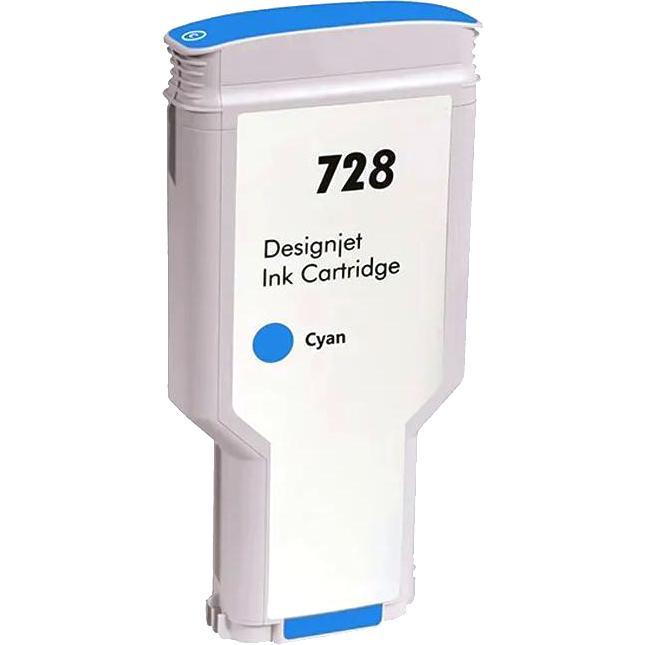 NINESTAR OC-F9K17A Картридж HP 728 Cyan для DesignJet T730/T830 300-ml (F9K17A) White Box With Chip - фото 1 - id-p214267093