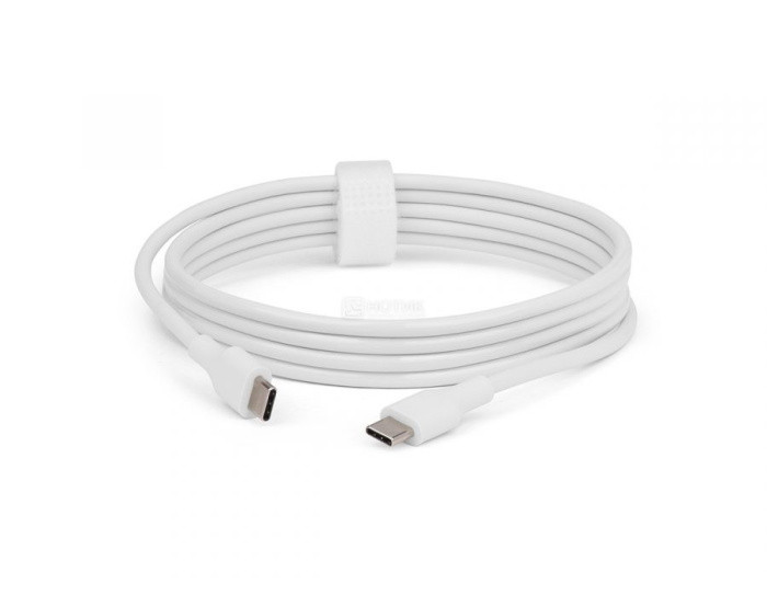 Кабель для зарядки и передачи данных TopON TOP-TCW, USB Type-C - USB Type-C, 20В/5A (до 100W), 1.75м, Белый - фото 1 - id-p214263240