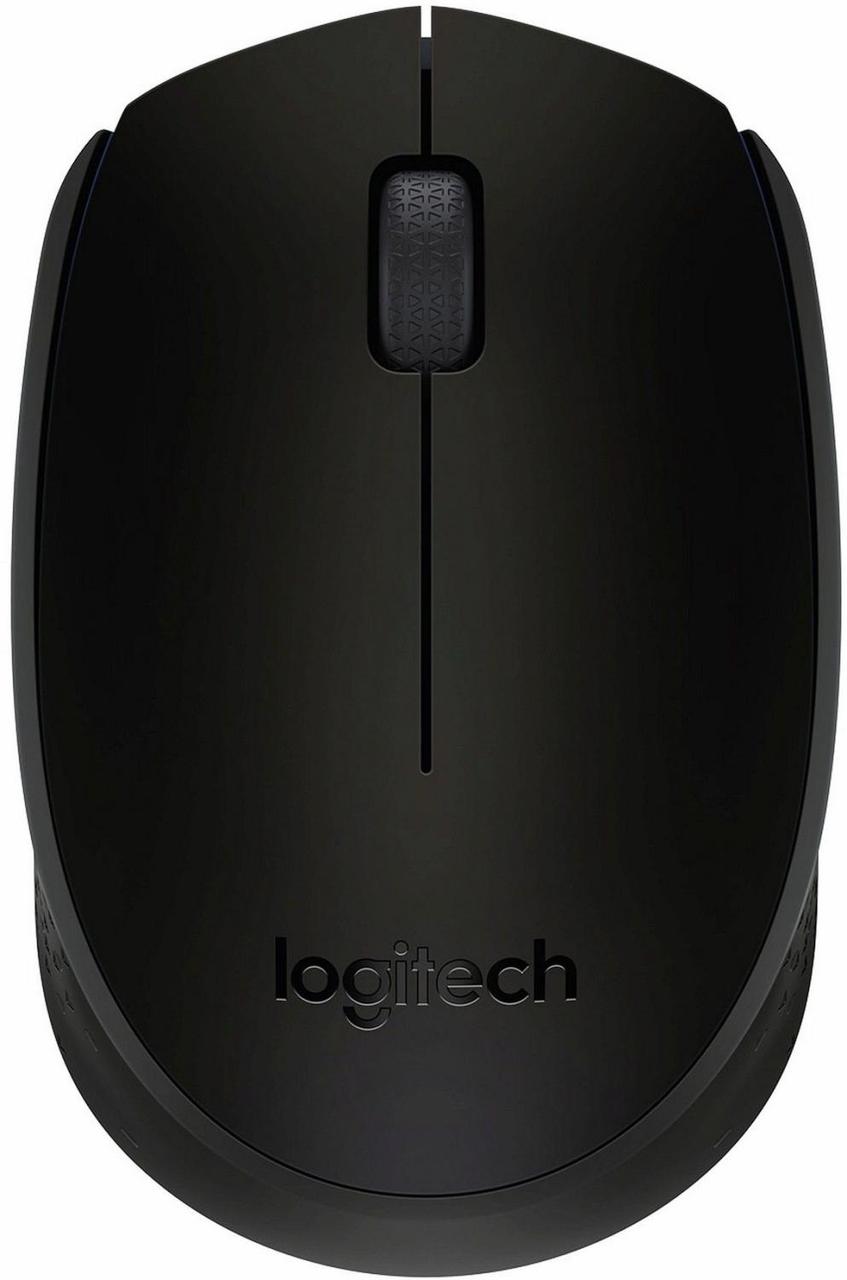 Мышь Logitech B170 черный оптическая (1000dpi) беспроводная USB для ноутбука (2but) - фото 1 - id-p214270178