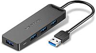 Концентратор Vention OTG USB 3.0 на 4 порта Черный - 1м. CHLBF