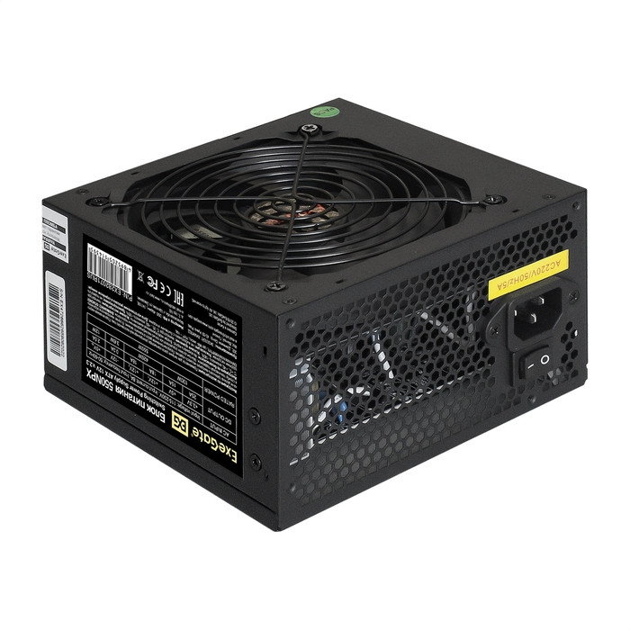 Блок питания 850W ExeGate 850NPX EX292244RUS-S (ATX, SC, 12cm fan, 24pin, 2x(4+4)pin, PCI-E, 3xSATA, 2xIDE, - фото 1 - id-p214272270