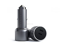 Автомобильное зарядное устройство Satechi ST-U2C40CCM 40W Dual USB-C Car Charger, 2xUSB Type-C (PD), Серый